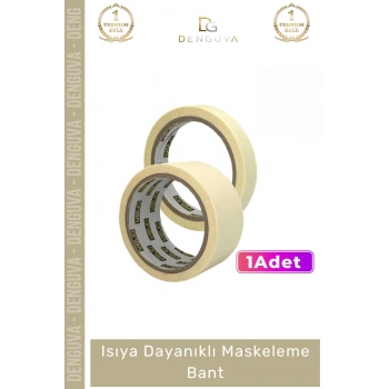 #KapıPencereBantı Hotmelt Isıya Dayanıklı Krep Kağıt Endüstriyel Maskeleme Güçlü Boya Badana Bandı - 1 Adet