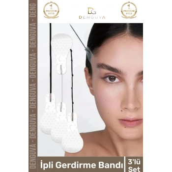 #GerdirmeBandı Foxy Eyes Bella Cat Eyes Görünüm Sağlayan Şeffaf Yüz Göz Kaldırma Gerdirme Bandı 3lü Set