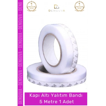 #YalıtımBandı Polimer Silikon Kapı Altı Rüzgar Toz Isı Yalıtımı Yalıtım Şeffaf Şerit Bant 5mt - 1 Adet