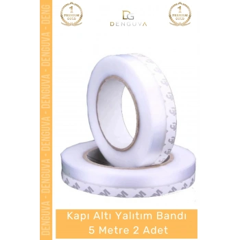 #YalıtımBandı Polimer Silikon Kapı Altı Rüzgar Toz Isı Yalıtımı Yalıtım Şeffaf Şerit Bant 5mt - 2 Adet