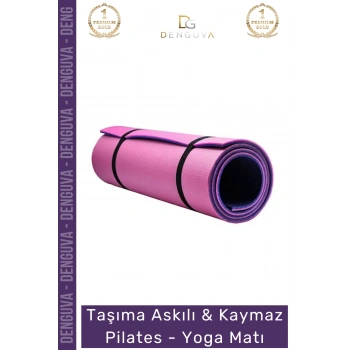#MeditasyonMinderi Taşıma Askılı Dayanıklı Uzun Ömürlü Konfor Kamp Pilates Yoga Meditasyon Minderi 16mm Mat