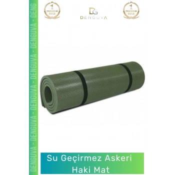 #AskeriMat Su Geçirmez Isı Yalıtımlı Hafif Dayanıklı Kamp Outdoor 12 cm Köpük Askeri Haki Mat