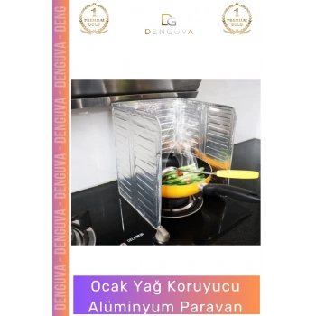#YağKoruyucuParavan Katlanır Ocak Sıçrama Önleyici Isıya Dayanıklı Panel Tip Yağ Koruyucu Alüminyum Paravan