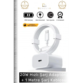 #ŞarjAdaptör 20W Hızlı Şarj Adaptör Seti Lightning Data Type C Kablosu 7 8 X 11 12 13 14 15 Plus Pro