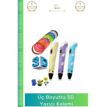 #ÇocukYazıKalemi Profesyonel Tasarım PLA ABS Filamentli Güvenli Çocuk Hobi Boyutlu Çizim Yazıcı Kalemi