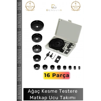 #MatkapUcuTakımı 16 Parça Panç Seti Metal Ahşap Plastik Alüminyum Delme Aparatı Kesme Matkap Ucu Takımı