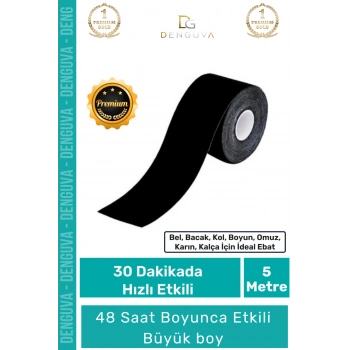 #AğrıBandı Kırmızı Kore Ginsengli Gümüş İyonlu Glukozaminli Destekleyici Ağrı IsıI Bandı 5cm x 5m