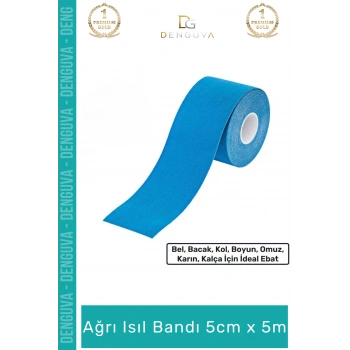 #IsılBandı Kırmızı Kore Ginseng Glukozamin Gümüş İyon Vitamin Etkili Kalça Ağrı IsıI Bandı 5cm x 5m