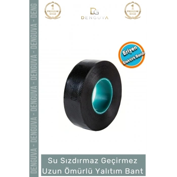 #KauçukBant EPR Bazlı Yüksek Voltaj Su Geçirmez 19mm 8mt Yapışkanlı Eriyen Kauçuk Yalıtım Bandı