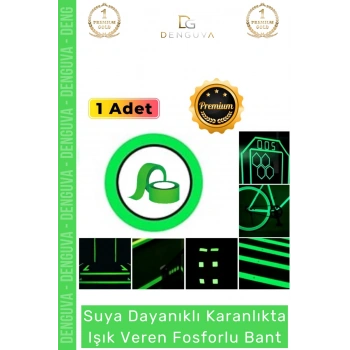 #ReflektörBant Fosforlu Yeşil Fotolümen Acil Çıkış Güvenlik Şeridi Kendinden Yapışkanlı Reflektör Bant
