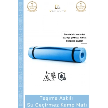 #YogaMatı Taşıma Askılı Dayanıklı Konfor Serisi Pilates Yoga Fitness Kaymaz Uyku Matı Yer Minderi