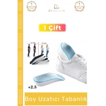 #Tabanlık Boy Uzatan Ortopedik Ergonomik Hafif EVA Yastıklamalı Uzatıcı Tabanlık 2,5 Cm 2 Adet