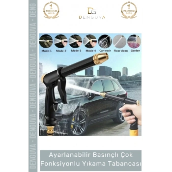 #YıkamaTabancası Ayarlanabilir Basınçlı Ergonomik Bahçe Sulama Güçlü Çok Fonksiyonlu Araba Yıkama Tabancası