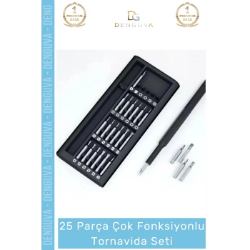 #TornavidaSeti Elektronik Metal Hassas Onarım Teknik Servis Takımı Kutulu 25 Parça Tornavida Seti