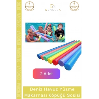 #YüzmeKöpüğü Pratik Katlanabilir Havuz Yüzme Makarnası Köpüğü Sosisi - 2 Adet