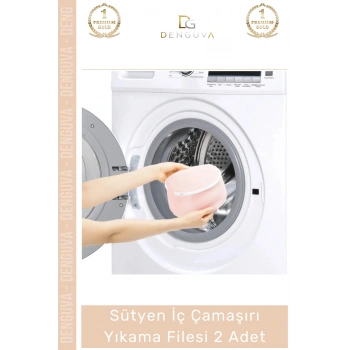 #YıkamaTorbası Hassas Çamaşır Koruyucu Fermuarlı Kaliteli Sütyen Yıkama Torbası 2li Paket 20x15cm