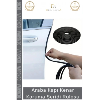 #KorumaFitili Esnek Dayanıklı Kauçuk Metal Klipsli Araç Kapı Bagaj Kenar Darbe Koruma Fitil Şeridi