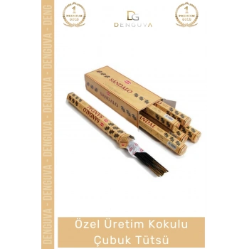 #ÇubukTütsü Bitki Özlü Doğal Aromatik Meditasyon 120 Adet 40 Dakika Yanan Rahatlatıcı Kokulu Çubuk Tütsü 6 x 20 Adet