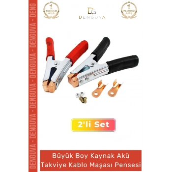 #TakviyePensesi Güçlü Yaylı Yüksek Performanslı Büyük Boy Akü Artı Eksi Takviye Kablo Maşası Pensesi