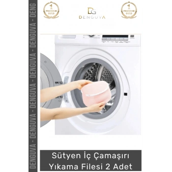 #YıkamaTorbası Sütyen İç Çamaşırı Yıkama Filesi Çamaşır Koruyucu Yıkama Torbası 2li Paket 20x15cm