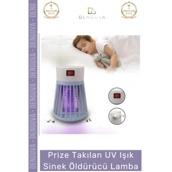#SinekÖldürücü Yeni SezonSessiz Tasarruflu Hijyenik Prize Takılan UV Işık Sinek Öldürücü Lamba 1 W