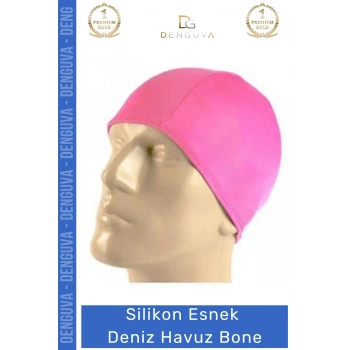 #HavuzBonesi Kaymaz Su Geçirmez Silikon Yüzücü Elastik Sızdırmaz Kaliteli Şapkası Havuz Deniz Bonesi