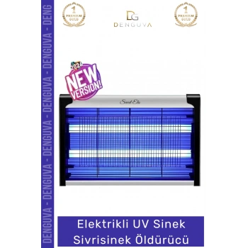 #SinekÖldürücü Mor Işıklı Çift Floresan 2000V Güçlü Etkili Mor Işık Askılı Sinek Sivrisinek Öldürücü