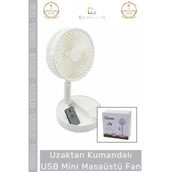 #Vantilatör Teleskopik Ofis Sessiz Katlanabilir Taşınabilir Uzaktan Kumandalı USB Mini Masaüstü Fan