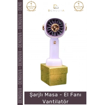 #Vantilatör Şarjlı 3 Kademeli Taşınabilir Mini Portatif Güçlü USB Masaüstü Masa El Fanı Vantilatör