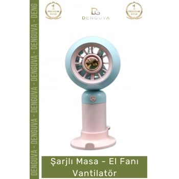 #Vantilatör Şarjlı USB Taşınabilir 2 Kademeli Sessiz Güçlü Model Kompakt Masa El Fanı Vantilatör