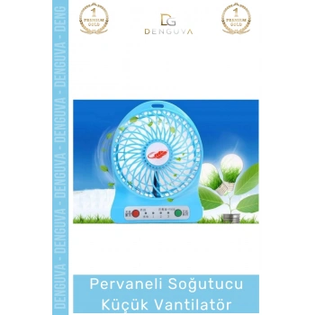 #Vantilatör Masaüstü Şarjlı Mini Taşınabilir Ofis Ev Araba Tipi Fan Pervaneli Soğutucu Küçük Vantilatör