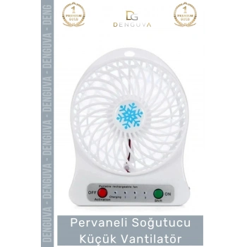 #Vantilatör Masaüstü Mini Fan Şarj Edilebilir Ofis Ev Araç Araba Pervaneli Soğutucu Küçük Vantilatör