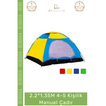 #KampÇadırı Kamp Doğa Outdoor Su Geçirmez Dayanıklı Konforlu Geniş Aile 4 - 5 Kişilik Manuel Çadır
