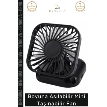 #Vantilatör Boyuna Asılabilir USB Şarjlı Sessiz Ergonomik Hands Free Hafif Modern Mini Taşınabilir El Fanı