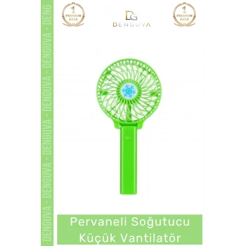 #Vantilatör Mini USB Şarjlı Katlanır El Fanı Sessiz Güçlü Beyaz Pervaneli Soğutucu Küçük Vantilatör