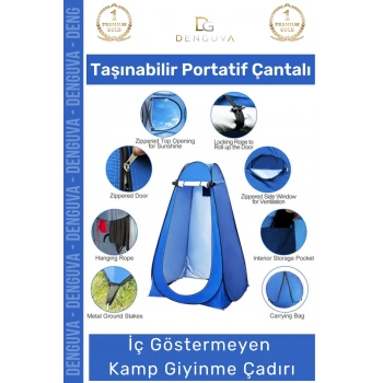 #GiyinmeÇadırı Otomatik Kamp Giyinme Soyunma Duş Tuvalet Çantalı Iç Göstermeyen Prova Kabin Çadır