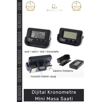 #MasaSaati Dijital Masa Saati Kompakt Ergonomik Antrenman Okul Yüzme Saati Kronometre