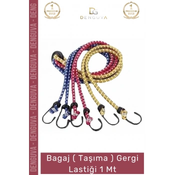 #TaşımaLastği Dayanıklı Esnek Kancalı Yük Sabitleme Güvenli Mukavemetli Taşıma Gergi Lastiği 1 Mt - 1 Adet