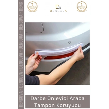 #TamponKoruyucu Karbon Desenli Beyaz Çizilmez Esnek Darbe Emici Kaliteli Montaj Araba Tampon Koruyucu