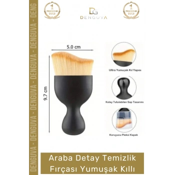 #OtoFırçası Araç Detay Hassas Yüzey Çizmez Ergonomik Profesyonel Toz Temizlik Fırçası Yumuşak Kıllı