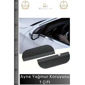 #AynaKoruyucu Araba Yan Ayna Yağmur Koruyucu Estetik Karbon Tasarım Koruyucu Siper Karbon Desenli
