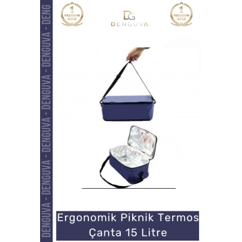 #TermosÇanta Isı Yalıtımlı Su Geçirmez Plaj Kamp Buzluk Tipi Soğutucu Piknik Termos Çanta 15 Litre