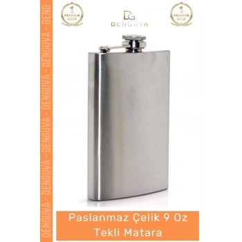 #TermosMatara Kaliteli Uzun Süre Soğuk Tutan Dayanıklı Sızdırmaz Paslanmaz Çelik Matara Şişesi 9 Oz