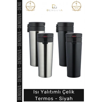 #Termos Paslanmaz Çift Katmanlı Vakum Yalıtımlı Mat Tasarım Kamp Spor Dayanıklı Şık Çelik Termos