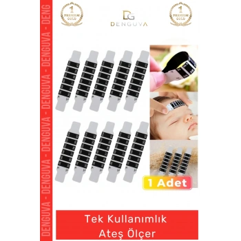 #AteşÖlçer Hassas Güvenilir Bükülebilir Şerit Vücut Isısı Ölçer Tek Kullanımlık Ateş Ölçer 1 - Adet