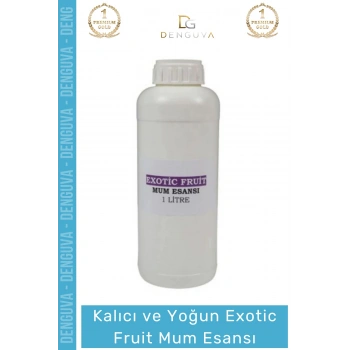 #MumEsansı Yoğun Kalıcı Kaliteli Yağ Bazlı Konsantre Parafin Uyumlu Exotic Fruit Mum Esansı 1 LT