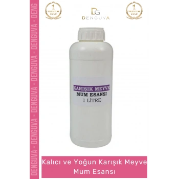 #MumEsansı Yoğun Kalıcı Kaliteli Yağ Bazlı Konsantre Profesyonel Karışık Meyve Mum Esansı 1 LT