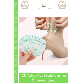 #TopukKoruyucu Şeffaf Topuk Koruyucu Su Geçirmez Nasır Karşıtı Jel 20 Adet Ayakkabı Vurma Önleyici Bant