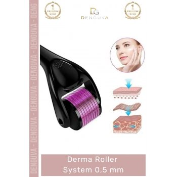 #YenilemeMasaj Titanyum İğne Cilt Yenileme Kolajen Onarıcı Bakım Cihazı Derma Roller System 0,5 mm