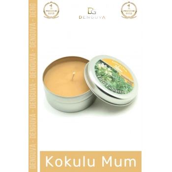 #Mum Dekoratif Hediyelik Şık Modern Tasarım Metal Kutu Kokulu Mum Oda Kokusu 120G Teneke Kutu